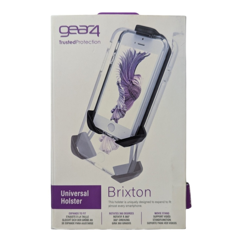 F2. Gear4 Brixton Universal 360 Smartphone Holster Black